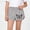 Gray, variant on DAETIROS Kids Girls Butterfly Shorts Gray | 100% Cotton Kids Athletic Bottoms | Soft Breathable Elastic Waist | Side Split Hem Play Shorts | Sizes 2T-12,Size 5-6 T