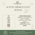 thumbnail image 5 of Aceite para masaje corporal naturalness hidratante 125ml Aroma rosas, 5 of 5
