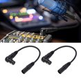 thumbnail image 1 of XLR Microphone Extension Cable Adapter, 90 Degree XLR Female to Straight XLR Male 3 Pin Mic Connector Cable, 3 Pin XLR Male to Female Adapter for Speaker Recording Studio, 1 of 7