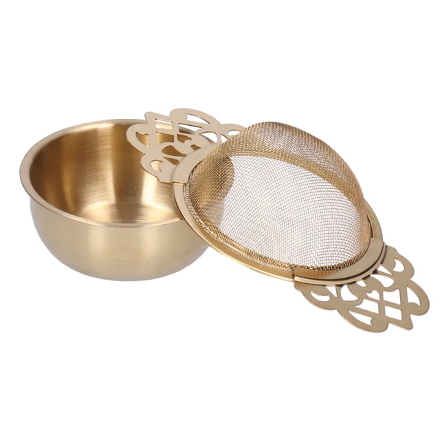 Tea Infuser, Tea Strainer Exquisite For Family For Making Pure Tea Gold