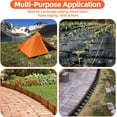 thumbnail image 4 of 12-Pack Plastic Edging Nails, 9.84-in. Paver Edging Spikes, Landscape Anchoring Spikes Weed Barrier Brown, 4 of 4