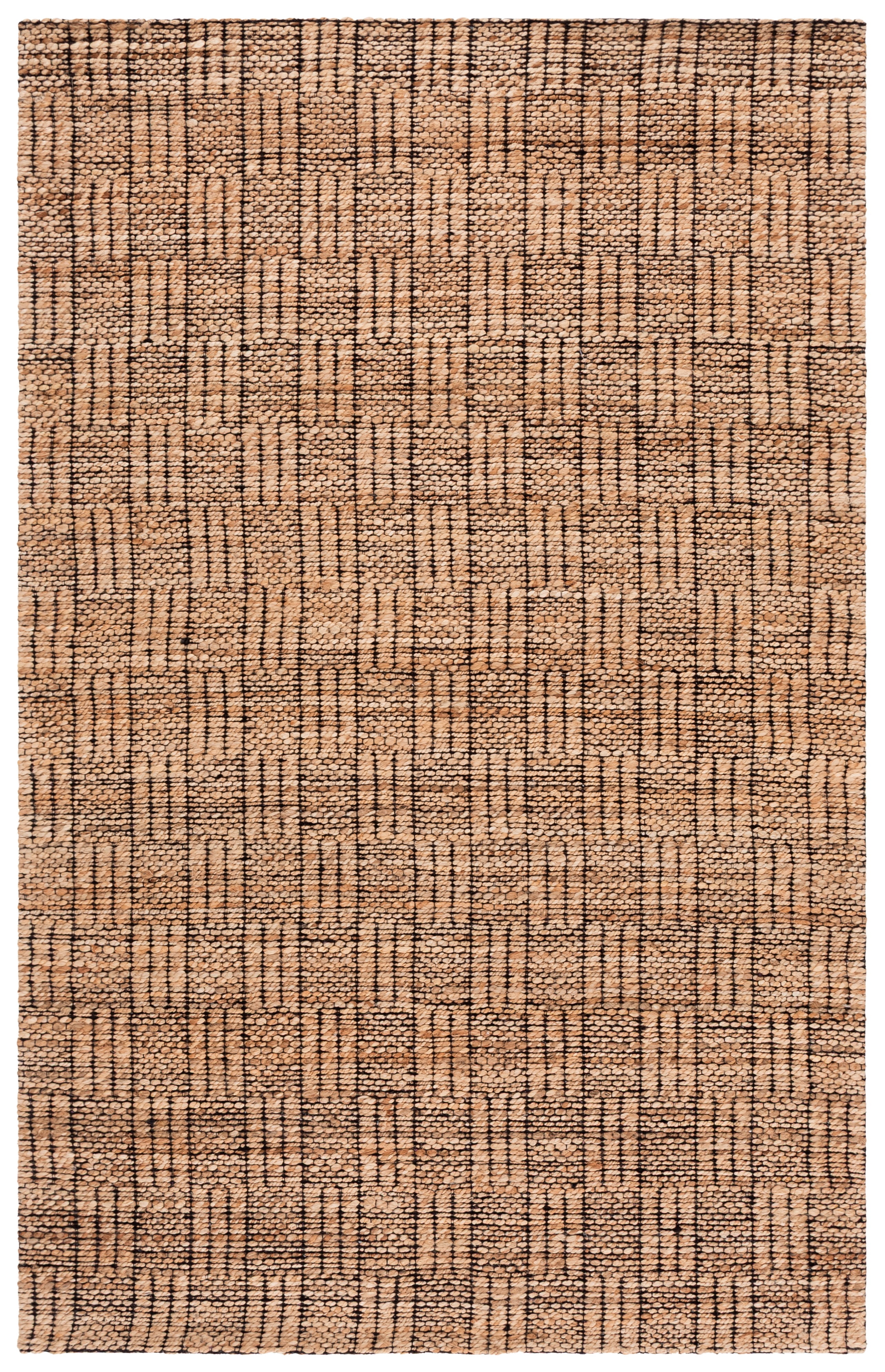Safavieh Natural Fiber Meryl Geometric Area Rug, Natural/Black, 5' x 8'