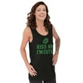 thumbnail image 3 of Kiss Me I'm Cute Saint Patricks Day Tank Top Tee Shirt Women Brisco Brands S, 3 of 5