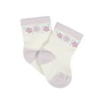 thumbnail image 2 of Gerber Baby Girl Jersey Crew Wiggle-Proof Socks, 8-Pack (0-3 Months - 6/9 Months), 2 of 9
