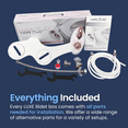 thumbnail image 3 of LUXE Bidet NEO 320 - Hot and Cold Water, Self-Cleaning, Dual Nozzle, Non-Electric Bidet Attachment for Toilet Seat, Adjustable Water Pressure, Rear and Feminine Wash, Lever Control (Rose Gold), 3 of 9