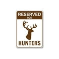 thumbnail image 2 of Reserved Hunter Parking Novelty Sign, Metal Wall Decor - 10x14 inches, 2 of 4