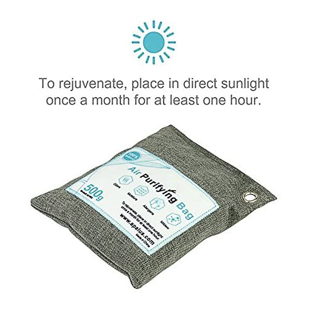 Nature Fresh Air Purifier Bags Activated Bamboo Charcoal Air Purifying Bag Odor Eliminators for Home Activated Charcoal Odor Absorber Odor