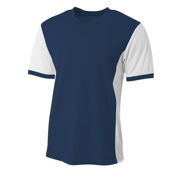 A4 Premier Soccer Jersey For Teen Male in Navy/White | NB3017