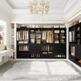 thumbnail image 2 of Homieasy Modular Closet System with 4 Drawers, 47.2" Closet Organizers with Cube Storage and Pant Rack, Ideal Closet Organizers and Storage Unit, 2 of 6
