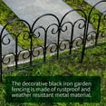 thumbnail image 2 of SCENDOR Garden Decorative Fences Panel 18"x16" 5 Pack for Flower Bed Edging Rustproof Dog Fencing for Yard 18 inch, 2 of 8