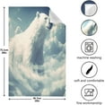 thumbnail image 2 of Coolnut Bear in The Clouds Kitchen Towels, 18 x 28 Inch Super Soft and Absorbent Dish Cloths for Washing Dishes, 4 PCS Reusable Multi-Purpose Microfiber Hand Towels for Kitchen, 2 of 5
