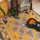 thumbnail image 4 of Naranja oscuroManta Bohemia Manta Decorativa Sofá Cama Borlas 130x160cm esquí esquí Gafas de esquí, 4 of 5
