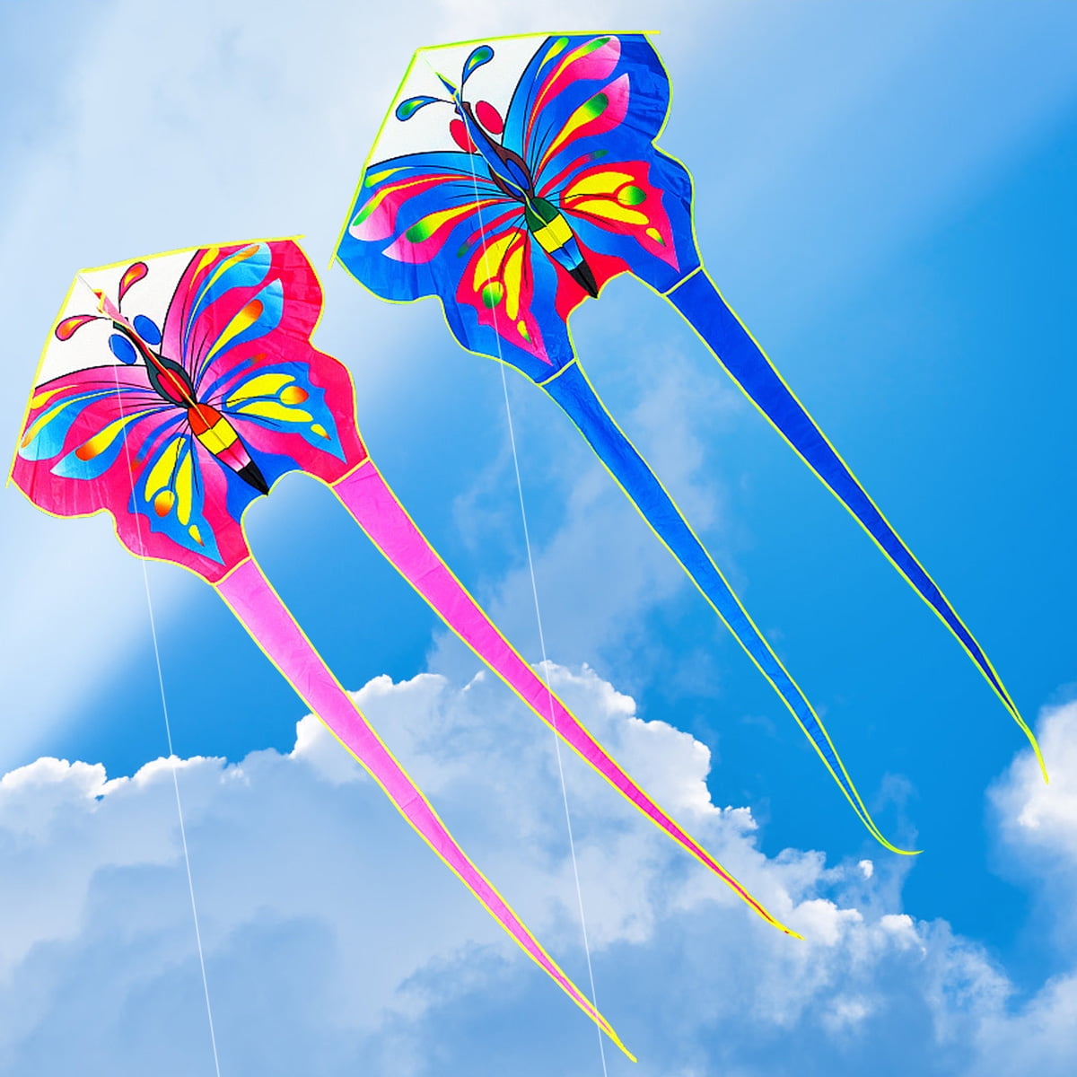 AoHao Butterfly Kite for Kids and Adults Easy to Fly 215 x 95cm