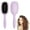 Purple, variant on Curl Defining Brush Hair Comb Boar Bristle Define Styling Brush Curly Hair Brush Shaping Curls for Women Reduce Pulling and Curl Separation (Green)