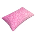 thumbnail image 3 of Bingfone Breast Cancer Pink Ribbons Awareness Standard Size Pillowcase, Long Staple Pure Cotton Envelope Closure Pillow Cover,16"X24", 3 of 9