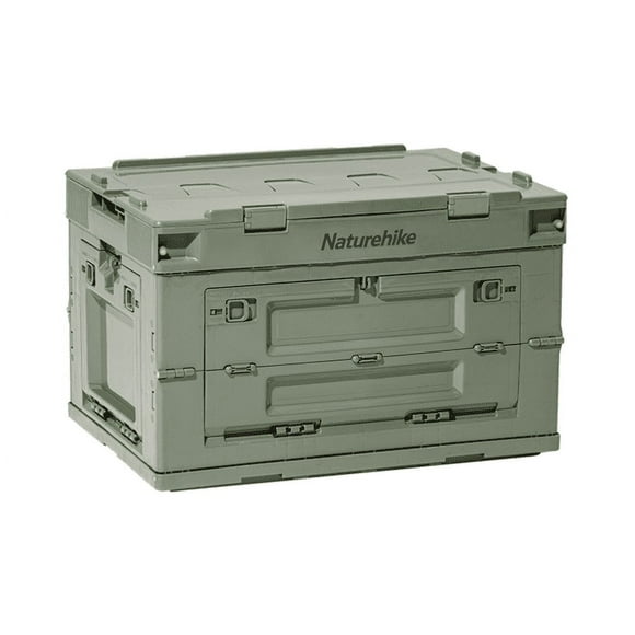 Naturehike PP Boîte de Rangement Pliante Extérieur Portable Pliable Bac de Rangement pour Boissons Chambre et camping Organisateur Contenant - Vert