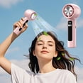 thumbnail image 1 of Coolings Fan Silent Fan Usb Air Conditioner Fan Vertical Blowing 199 Wind Speeds Mini Desktop Rechargeable Brushless Folding Easy Storage Outdoor Fan, 1 of 5