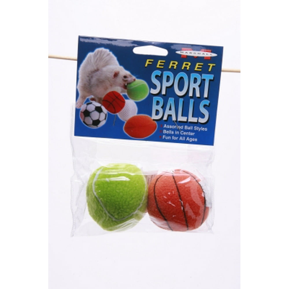 MARSHALL PET PRODUCTS MARSHALL SPORT BALLS 2PK ASSORTED