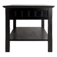 thumbnail image 4 of Winsome Wood Timber Coffee Table with Two Drawers, Black Finish, 4 of 8