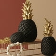 thumbnail image 4 of Clearance Shelf Decor Accents, Tyeign Creative Pineapple Ornament Living Room Tv Cabinet Desktop Decoration Home Bedroom Accessories Bathroom Shel Decor Shelf Decorations for Living Room Black3, 4 of 4