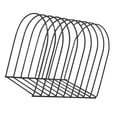 thumbnail image 4 of Organizador de archivos de escritorio, suministros de oficina, soporte de metal resistente e independiente para carpetas de archivos, soporte para Negro, 4 of 8