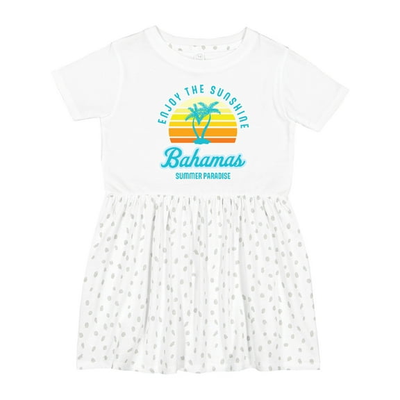 Inktastic Enjoy the Sunshine Bahamas Summer Paradise Girls Toddler Dress