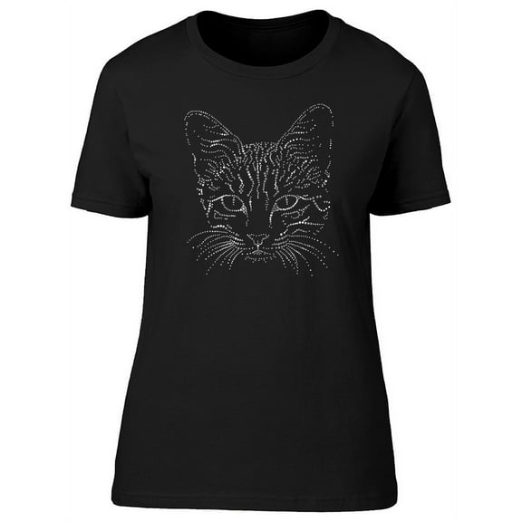 Cat Outline Tee Women's -Image by Shutterstock