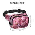 thumbnail image 4 of Balery Pink Glitter Heart Candy Mochila Cinturón para Mujeres y Hombres, Bolsa de Cintura Impermeable de Doble Capa con Correa, 4 of 9