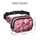 thumbnail image 4 of Balery Pink Glitter Heart Candy Mochila Cinturón para Mujeres y Hombres, Bolsa de Cintura Impermeable de Doble Capa con Correa, 4 of 9