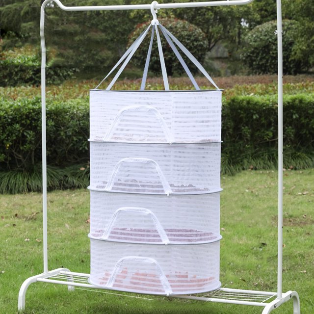 Rejilla plegable extraíble para organizador de plantas de brotes de flores (4 rejillas blancas)