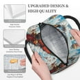 thumbnail image 3 of Balery Red Train Hot Air Balloon Pattern Lunch Bag Women, Lunch Box, Lunch Bag, Small Leakproof Lunch Tote Large Capacity Reusable Insulated Cooler Lunch Container-One Size, 3 of 6