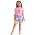 thumbnail image 3 of Tiijoy 3-Piece Swimsuit for Girls UPF 50+ Short Sleeve Rash Guard Shorts Pants Bathing Suits, Sizes 2-14, 3 of 6