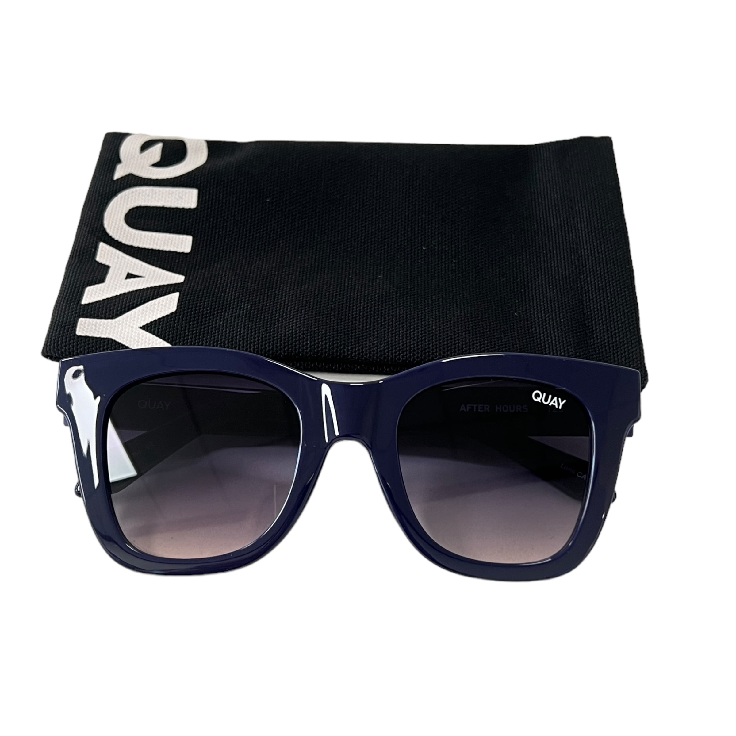 QUAY AFTER HOURS SUNGLASSESS - BLUE FRAME/ BLUE TO PINK FADE LENSES eafe1b81-807f-47d8-a2e0-  main image 2
