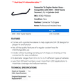 thumbnail image 2 of Connector To Engine Heater Hose - Compatible with 2005 - 2022 Toyota Tacoma 2.7L 4-Cylinder GAS 2006 2007 2008 2009 2010 2011 2012 2013 2014 2015 2016 2017 2018 2019 2020 2021, 2 of 2