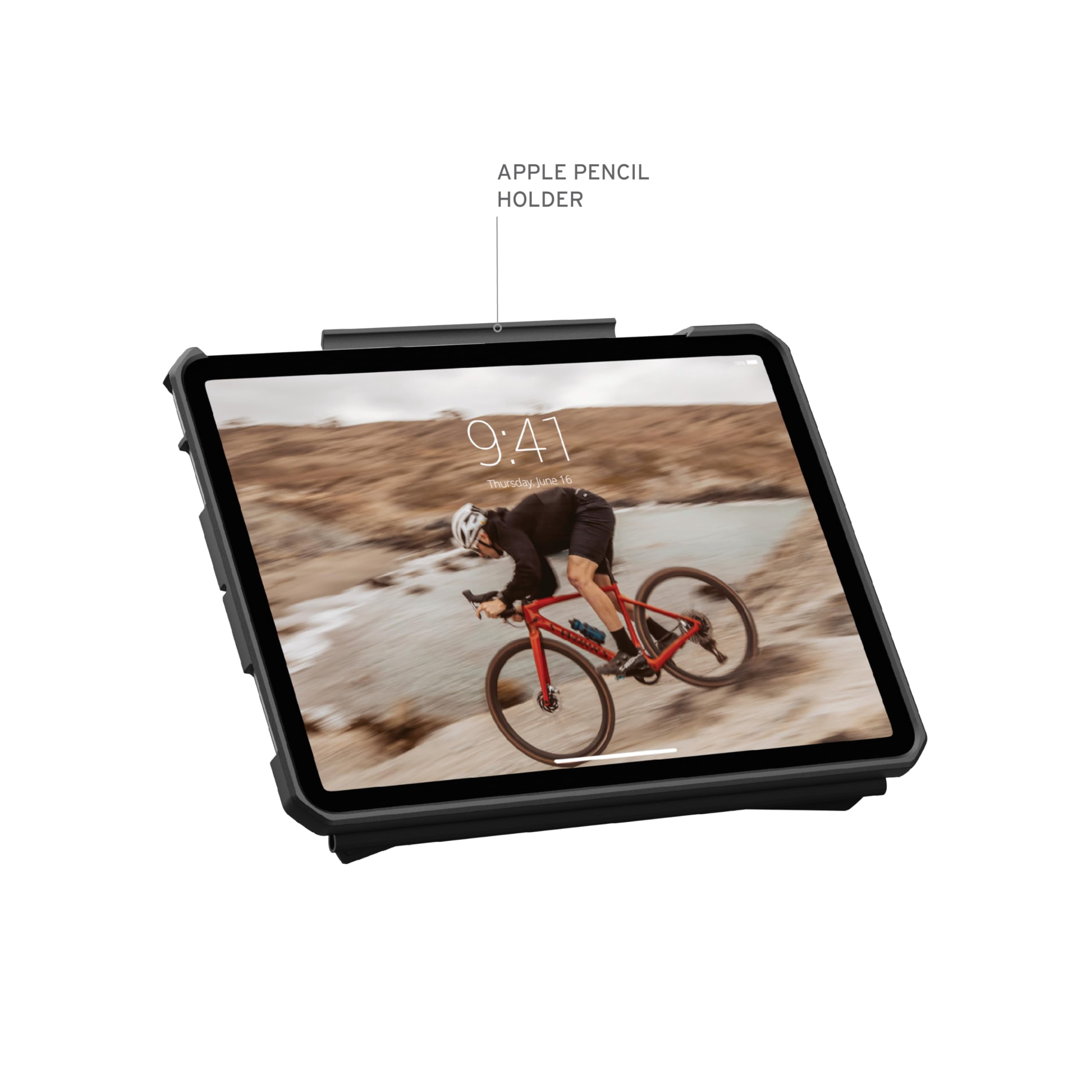 UAG iPad Air 11" Case (6th-8th Gen 2024-2026) M4/M3 - Rugged Adjustable Multi-Angle Stand Auto Sleep/Wake Folio Cover w/Pencil Holder, Essential Armor Cloud Blue