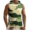 thumbnail image 4 of LWITHSZG Camo Hoodie Men Gym Workout Sleeveless Shirts Beach Vacation Trendy Camouflage Muscle Shirt Summer Outfits S-3XL, 4 of 9