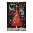thumbnail image 2 of PHYHOO Funny Christmas Garden Flag Joy Love Peace Believe Christmas Garden Flag Retro Funny Garden Flags Porch Yard Flags Double Sided Outdoor Decor White, 2 of 6