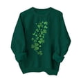 thumbnail image 1 of St. Patrick's Day Printed Long Sleeve Hoodie for Men Long Sleeve Tops Round Neck Sweatshirt, 1 of 3