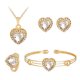 thumbnail image 1 of Cuatro piezas Set Collar Pulsera Piedra Preciosa Anillo Aleación Pendiente Juegos de Joyas, 1 of 2