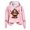 Pink, variant on Women's Hoodies Sweatshirts Cow Print Western Shirt for Women Cozy Country Sweatshirt for Everyday Comfort Gray S