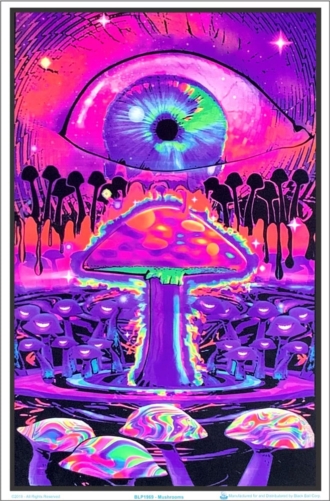You Can't Be Down With Your Buds Around Blacklight Poster 23 x 35 