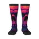 thumbnail image 1 of Balery Purple-Red Skull Calcetines novedosos Calcetines deportivos Calcetines hasta la rodilla Calcetines de algodón Calcetines originales y geniales, 1 of 6