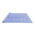 thumbnail image 2 of Ahgly Company Machine Washable Indoor Rectangle Persian Blue Traditional Area Rugs, 7' x 9', 2 of 4