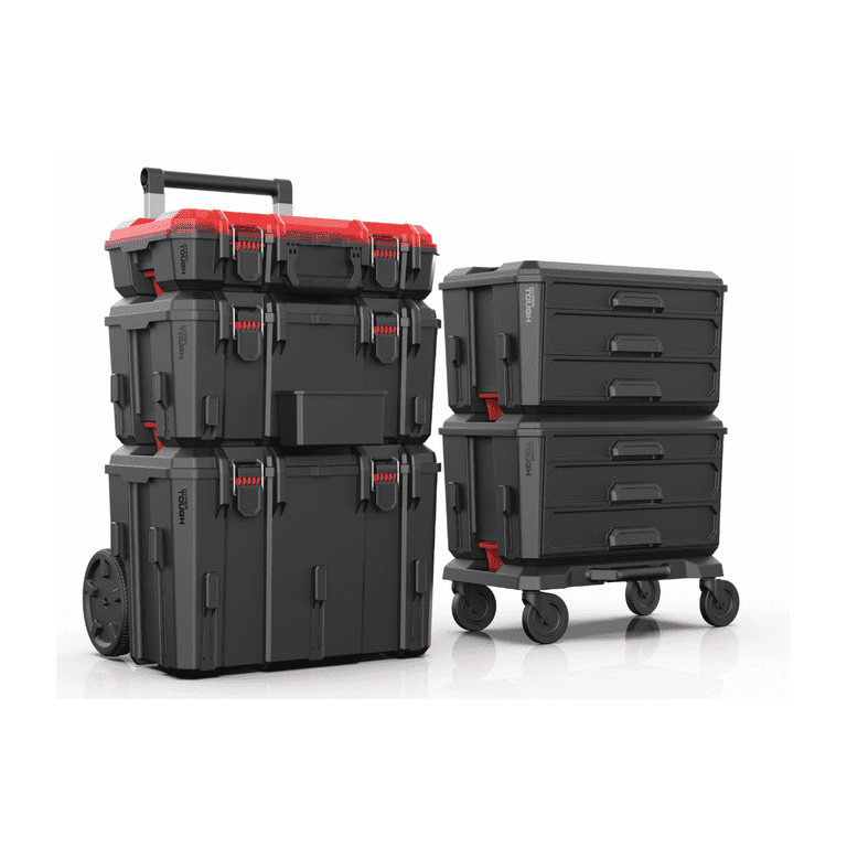 Hyper Tough Hyper Stack Middle Tool Storage Chest – Heavy-Duty