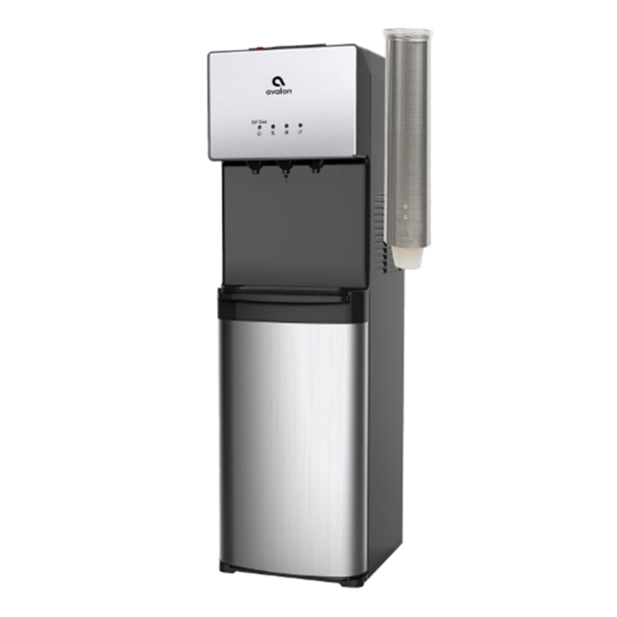 Avalon Adjustable Cup Dispenser, 4-10oz Cups, Stainless Steel