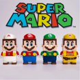 thumbnail image 2 of Kits de garaje de decoración de Super Mario, juguetes Headzs, juguetes para coleccionar, decoración de mesa a mano, regalo de vacaciones, 2 of 5