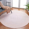 thumbnail image 2 of SAFAVIEH Cape Cod Richmal Geometric Cotton Area Rug, Blue/Pink, 6' x 6' Round, 2 of 4