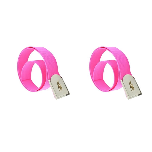 Eigraketly Cinturón de peso de buceo con hebilla de acero inoxidable, suministros de pesca con lanza, accesorios de esnórquel, reemplazo para Rosa roja 2piezas