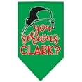 thumbnail image 2 of Christmas Pet and Dog Bandana Screen Printed, "You Serious Clark?", 2 of 9