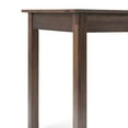 thumbnail image 6 of Simpli Home Monroe Computer Desk in Distressed Charcoal Brown, 6 of 8